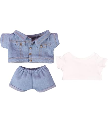 【ちびぬい服】ジージャンとパンツのセット オーダーページ】ちびぬい デニムジャケット セットアップ G